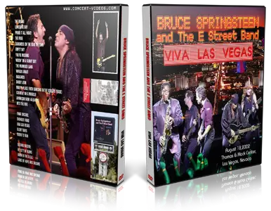 Artwork Cover of Bruce Springsteen 2002-08-18 DVD Las Vegas Audience