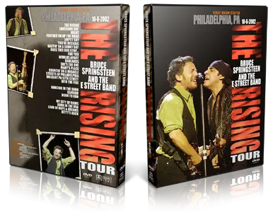Artwork Cover of Bruce Springsteen 2002-10-06 DVD Philadelphia Audience