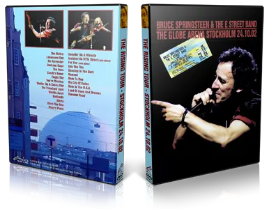 Artwork Cover of Bruce Springsteen 2002-10-24 DVD Stockholm Audience
