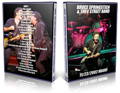 Artwork Cover of Bruce Springsteen 2002-11-23 DVD Miami Audience