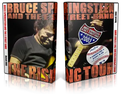Artwork Cover of Bruce Springsteen 2003-09-21 DVD Detroit Audience