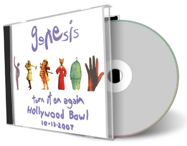 Artwork Cover of Genesis 2007-10-13 CD Los Angeles Audience