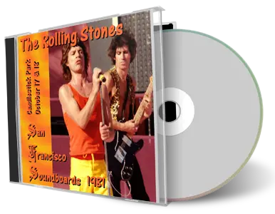 Artwork Cover of Rolling Stones 1981-10-17 CD San Francisco Soundboard