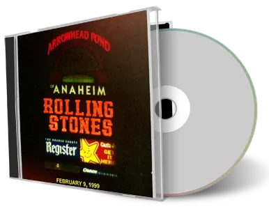 Artwork Cover of Rolling Stones 1999-02-09 CD Anaheim Audience