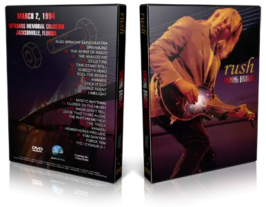 Artwork Cover of Rush 1994-03-02 DVD Jacksonville Audience