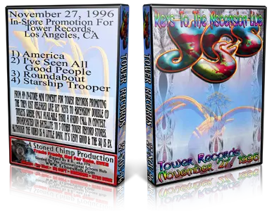 Artwork Cover of Yes 1996-11-27 DVD Los Angeles Audience