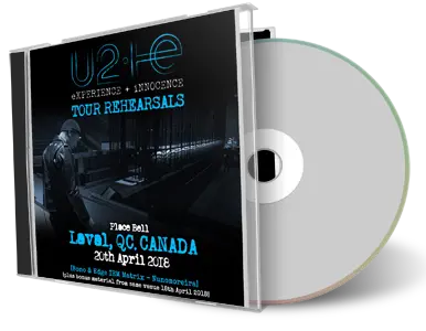 Artwork Cover of U2 2018-04-20 CD Laval Rehersals Soundboard