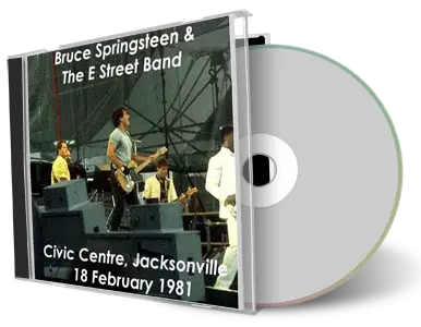 Artwork Cover of Bruce Springsteen 1981-02-18 CD Jacksonville Audience