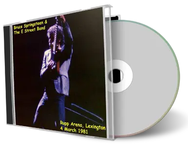 Artwork Cover of Bruce Springsteen 1981-03-04 CD Lexington Audience