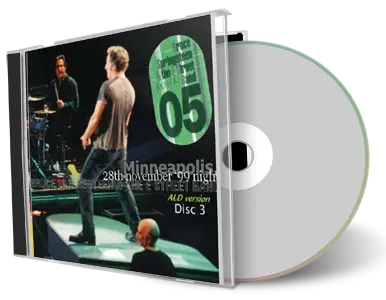 Artwork Cover of Bruce Springsteen 1999-11-28 CD Minneapolis Soundboard