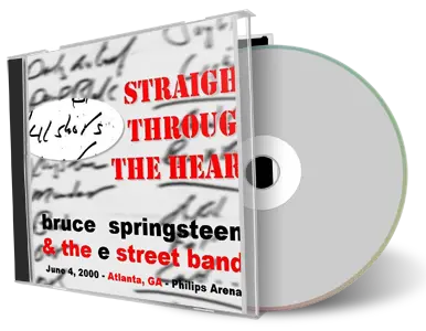 Artwork Cover of Bruce Springsteen 2000-06-04 CD Atlanta Soundboard