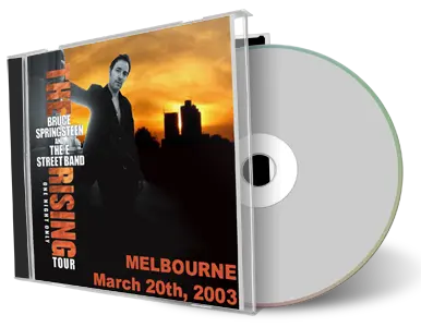 Artwork Cover of Bruce Springsteen 2003-03-20 CD Melbourne Audience