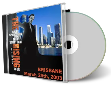 Artwork Cover of Bruce Springsteen 2003-03-25 CD Brisbane Audience