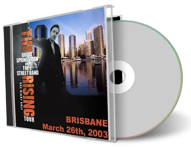 Artwork Cover of Bruce Springsteen 2003-03-26 CD Brisbane Audience