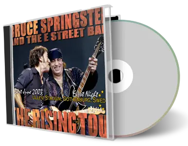 Artwork Cover of Bruce Springsteen 2003-06-21 CD Gothenburg Audience
