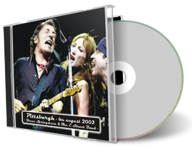 Artwork Cover of Bruce Springsteen 2003-08-06 CD Pittsburgh Audience