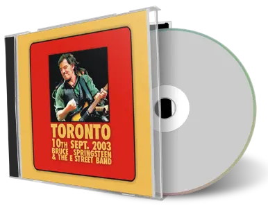 Artwork Cover of Bruce Springsteen 2003-09-10 CD Toronto Audience