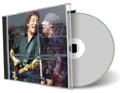 Artwork Cover of Bruce Springsteen 2003-09-13 CD Washington Audience