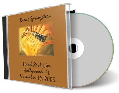 Artwork Cover of Bruce Springsteen 2005-11-19 CD Hollywood Audience