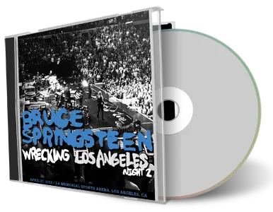 Artwork Cover of Bruce Springsteen 2012-04-27 CD Los Angeles Audience
