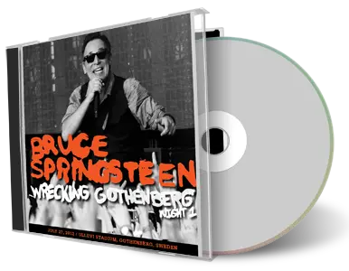 Artwork Cover of Bruce Springsteen 2012-07-27 CD Gothenberg Audience