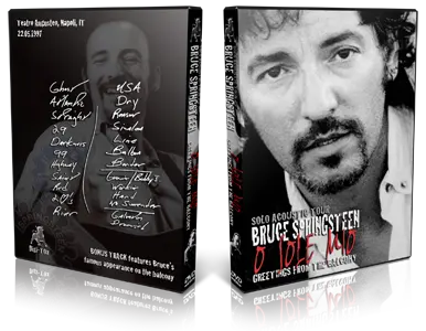 Artwork Cover of Bruce Springsteen 1997-05-22 DVD Naples Audience