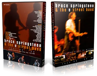 Artwork Cover of Bruce Springsteen 1999-04-20 DVD Milan Audience