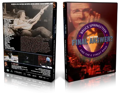 Artwork Cover of Bruce Springsteen 2000-03-09 DVD Fort Lauderdale Audience