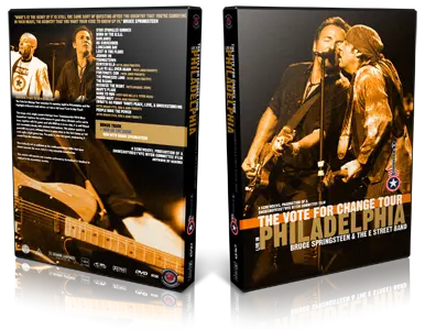 Artwork Cover of Bruce Springsteen 2004-10-01 DVD Philadelphia Audience
