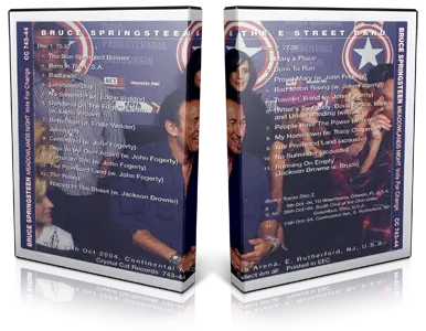 Artwork Cover of Bruce Springsteen 2004-10-13 DVD East Rutherford Audience