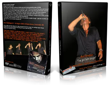 Artwork Cover of Bruce Springsteen 2005-08-01 DVD Cincinnati Audience