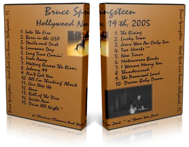 Artwork Cover of Bruce Springsteen 2005-11-19 DVD Hollywood Audience