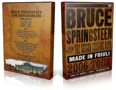 Artwork Cover of Bruce Springsteen 2006-10-04 DVD Udine Audience