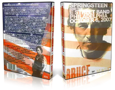 Artwork Cover of Bruce Springsteen 2007-10-06 DVD Philadelphia Audience