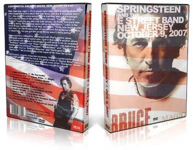 Artwork Cover of Bruce Springsteen 2007-10-09 DVD East Rutherford Audience