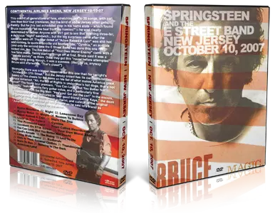 Artwork Cover of Bruce Springsteen 2007-10-10 DVD East Rutherford Audience