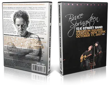 Artwork Cover of Bruce Springsteen 2007-10-17 DVD New York Audience
