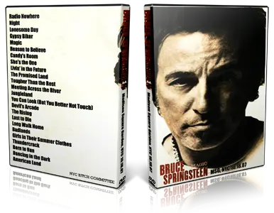 Artwork Cover of Bruce Springsteen 2007-10-18 DVD New York Audience