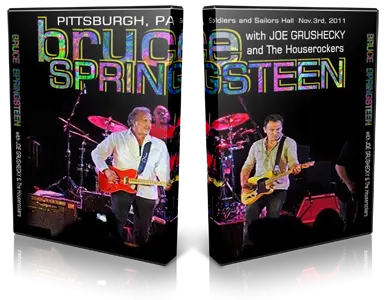Artwork Cover of Bruce Springsteen 2011-11-03 DVD Pittsburgh Audience
