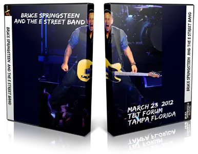 Artwork Cover of Bruce Springsteen 2012-03-23 DVD Tampa Audience