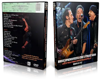 Artwork Cover of Bruce Springsteen 2012-03-28 DVD Philadelphia Audience