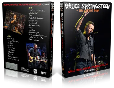 Artwork Cover of Bruce Springsteen 2012-03-29 DVD Philadelphia Audience