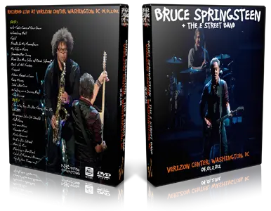 Artwork Cover of Bruce Springsteen 2012-04-01 DVD Verizon Center Audience