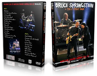 Artwork Cover of Bruce Springsteen 2012-04-06 DVD New York City Audience
