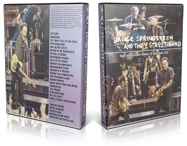 Artwork Cover of Bruce Springsteen 2012-04-16 DVD Albany Audience