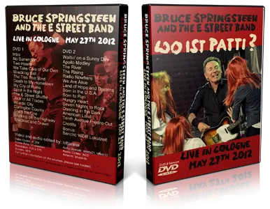 Artwork Cover of Bruce Springsteen 2012-05-27 DVD Cologne Audience