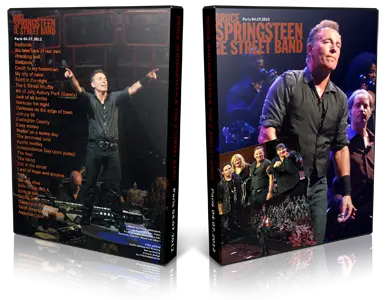 Artwork Cover of Bruce Springsteen 2012-07-04 DVD Paris Audience