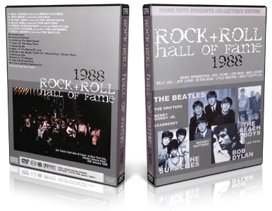 Artwork Cover of Bruce Springsteen Compilation DVD Rock and Roll Hall Of Fame 1988 Proshot