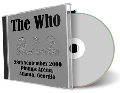 Artwork Cover of The Who 2000-09-28 CD Atlanta Soundboard