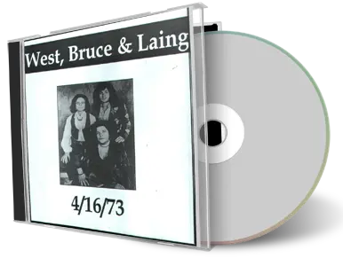Artwork Cover of West Bruce and Laing 1973-04-16 CD Frankfurt Audience